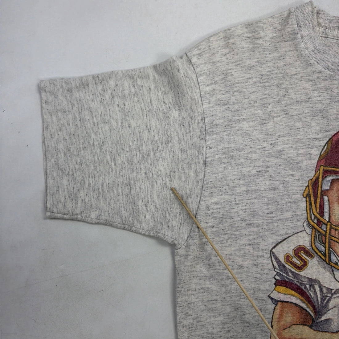 Vintage Washington Redskins Heath Shuler Caricature T-Shirt Size Medium 90s NFL