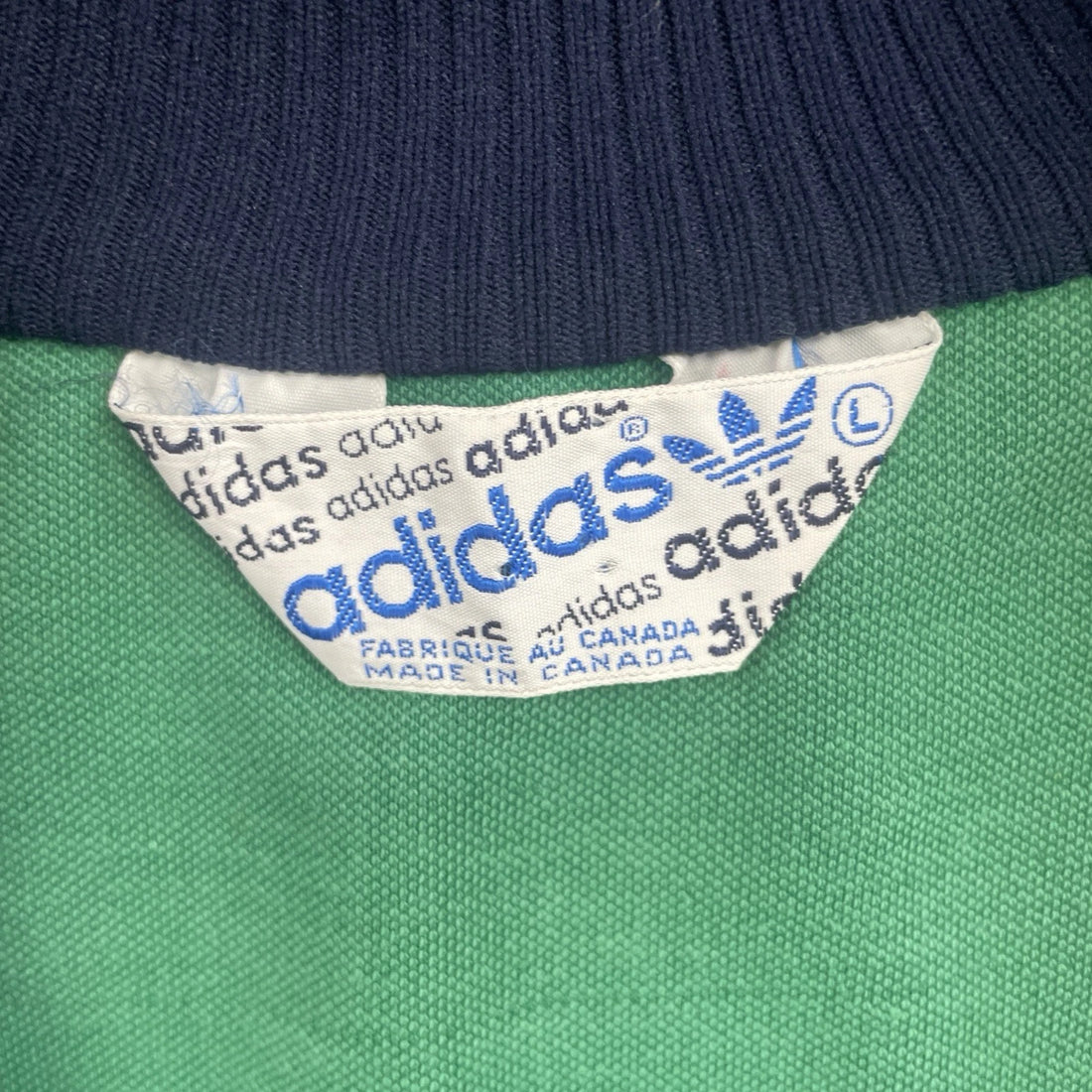 Vintage Adidas Track Jacket Size Large Two-Tone