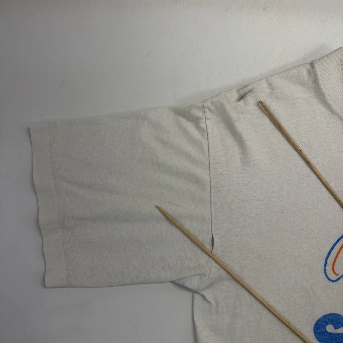 Vintage Sunkist Tennis T-Shirt Size Large Double Sided 80s
