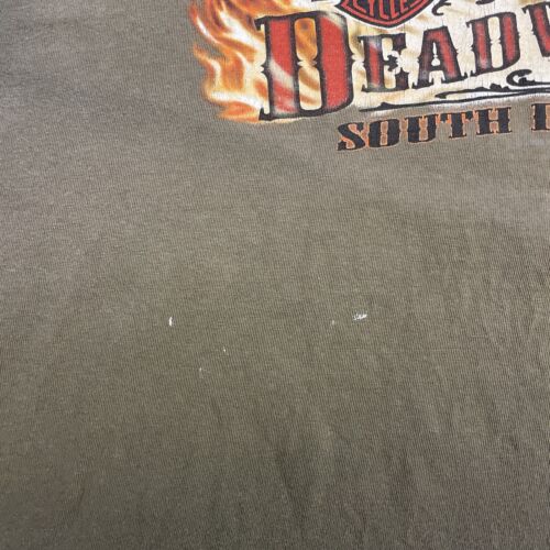 Harley Davidson Motorcycles Deadwood South Dakota T-Shirt Size XL 2008