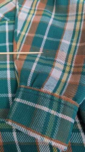 Vintage Big Mac Button Up Shirt Size Large Plaid