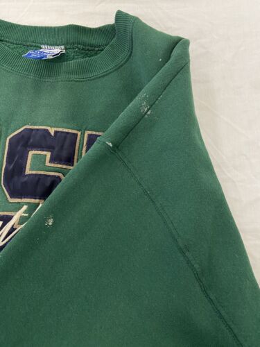 Vintage Sheridan Student University Champion Sweatshirt Crewneck Size 2XL Green