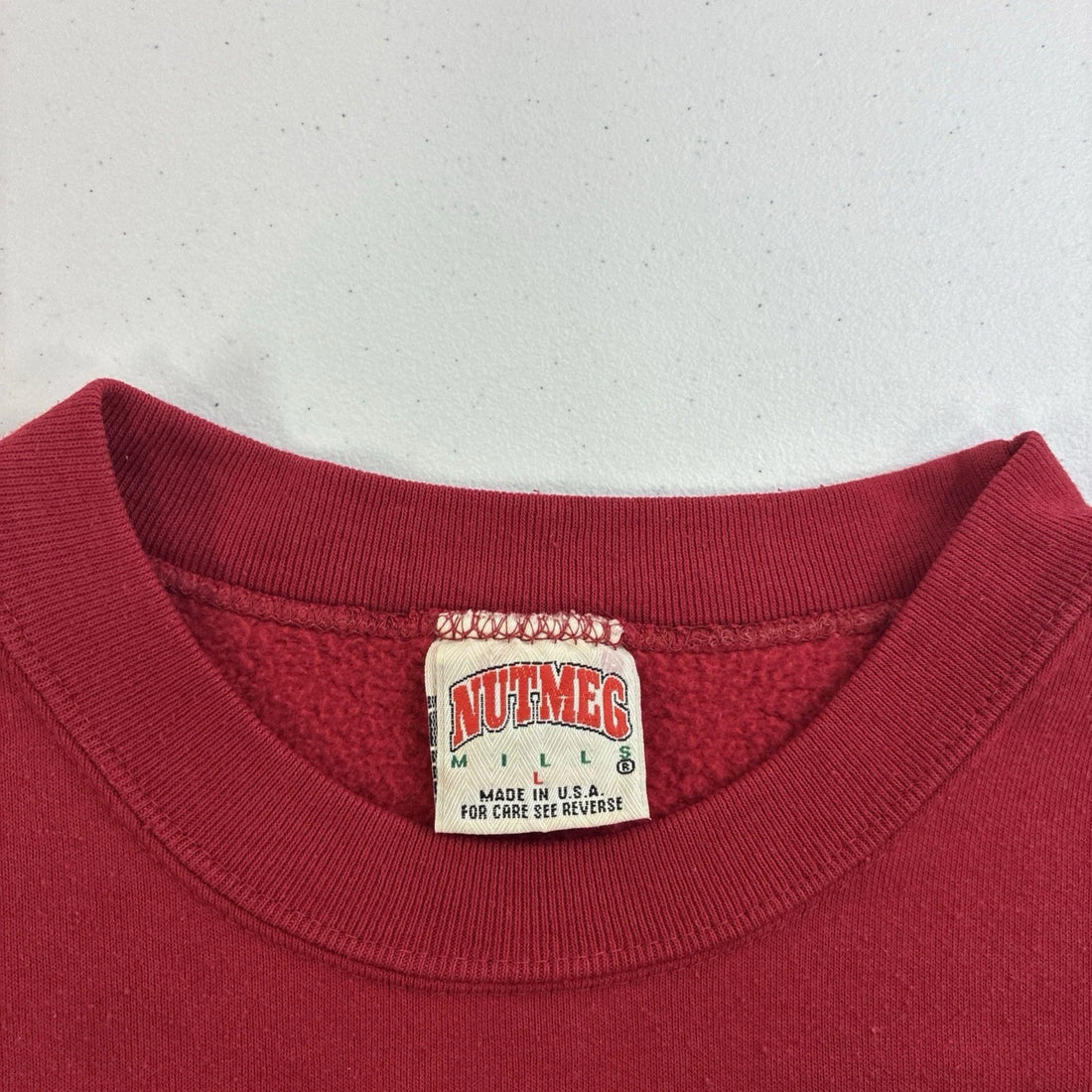Vintage Washington Redskins Nutmeg Sweatshirt Crewneck Size Large 90s NFL