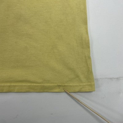 Vintage Gold's Gym T-Shirt Size Medium Yellow 90s
