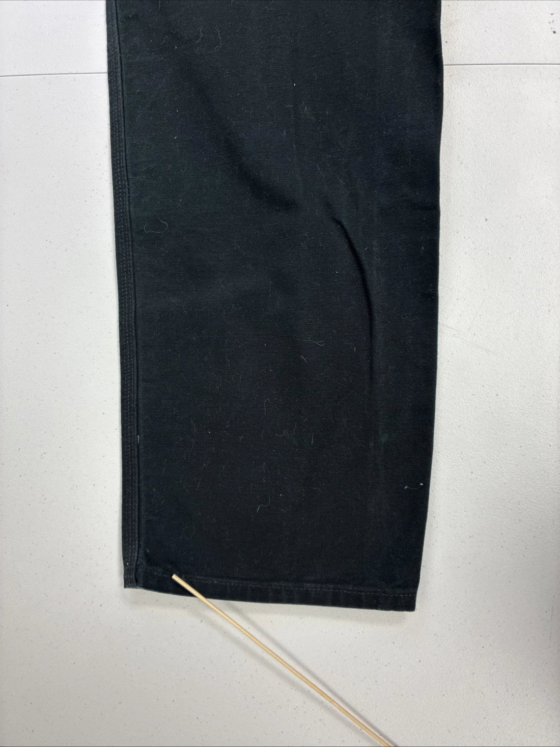 Carhartt Canvas Carpenter Work Pants Size 34 X 32 Black