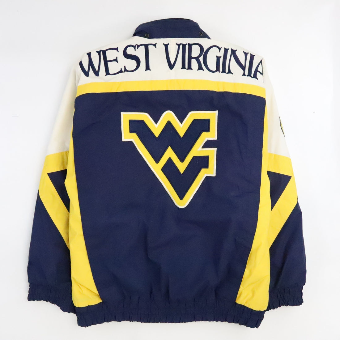 Vintage West Virginia Mountaineers Nutmeg Puffer Jacket Size XL NCAA