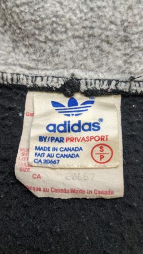 Vintage Adidas Pullover Fleece Jacket Size Small