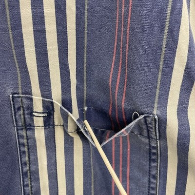 Vintage American Eagle Button Up Shirt Size Large Striped