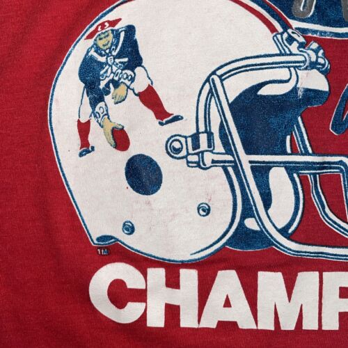 Vintage New England Patriots Super Bowl XX T-Shirt Size XL 1985 80s NFL