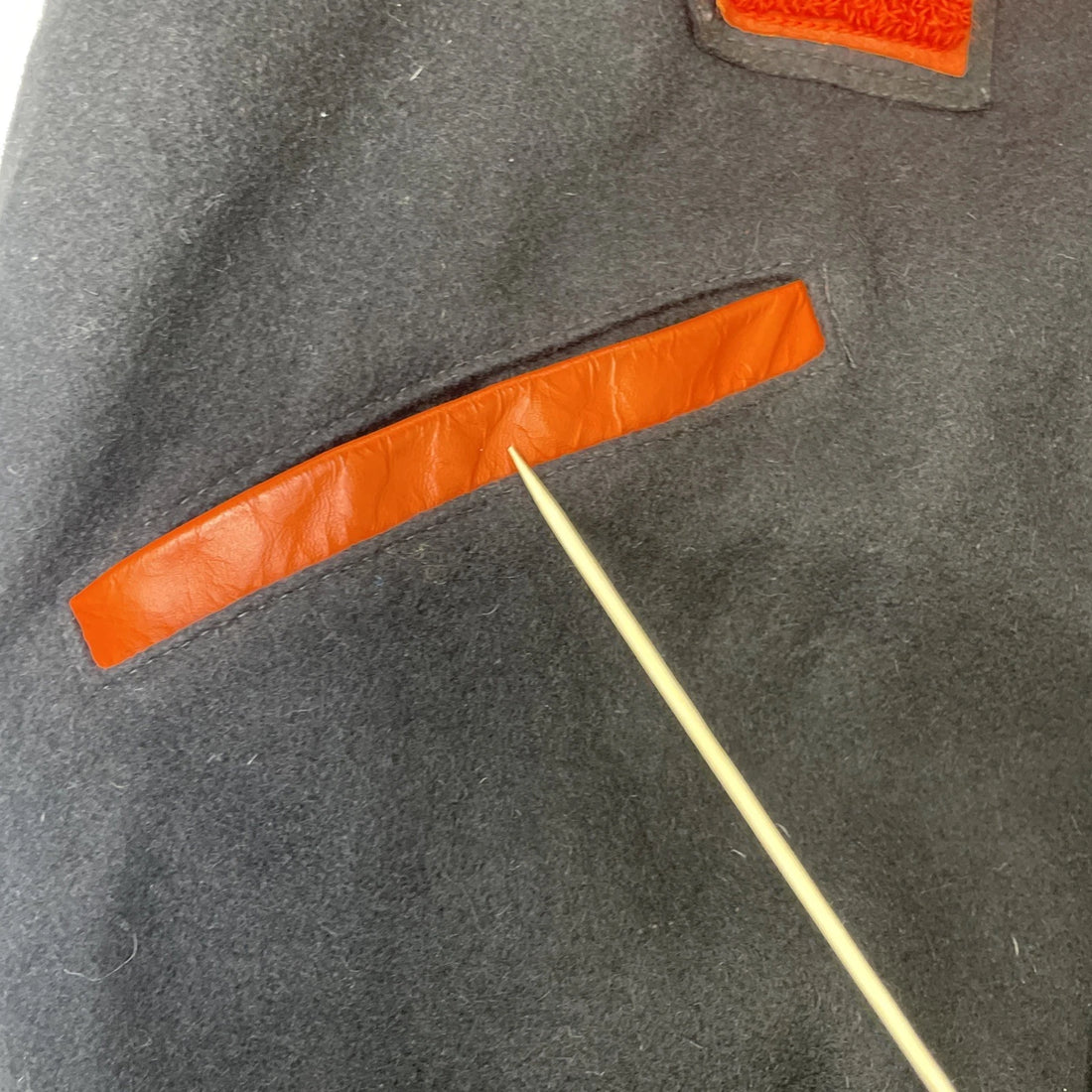 Vintage Tigers Fine Arts Butwin Wool Leather Varsity Jacket Size Large