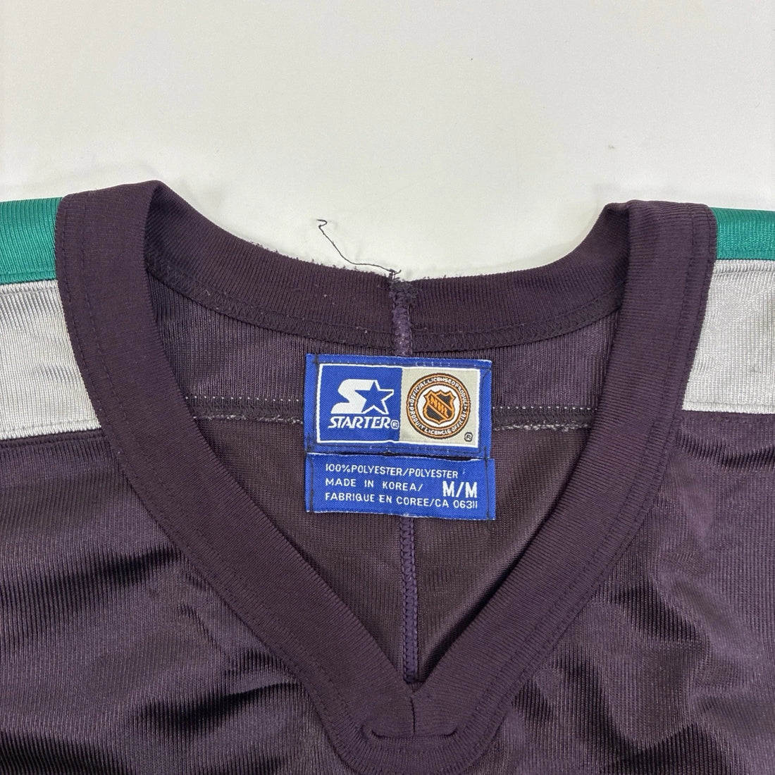 Vintage Anaheim Mighty Ducks Starter Jersey Size Medium NHL