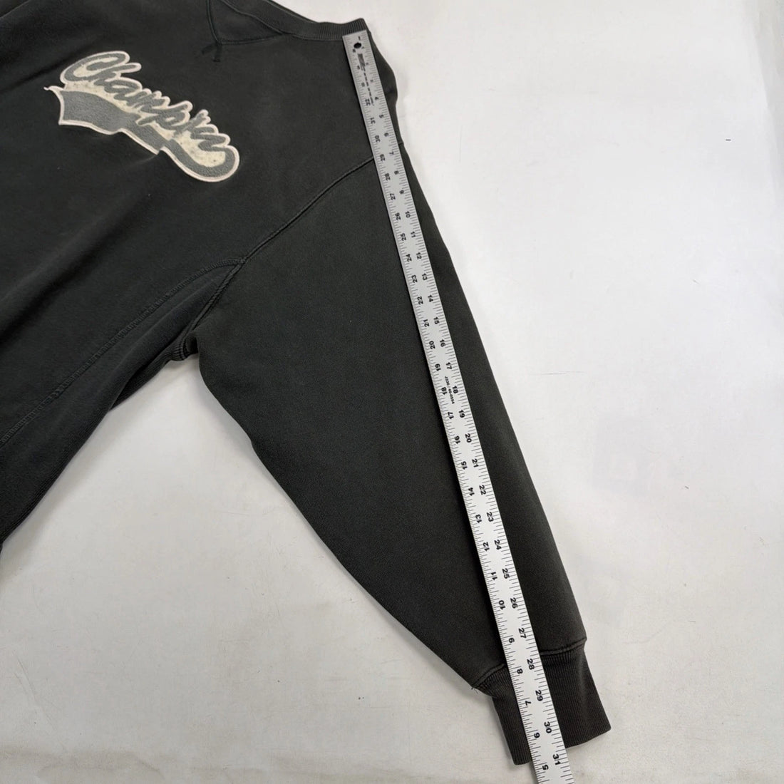 Champion Spell Out Crewneck Sweatshirt Size XL Green