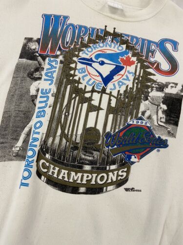 Vintage Toronto Blue Jays World Series Champions Sweatshirt Large 1992 90s MLB