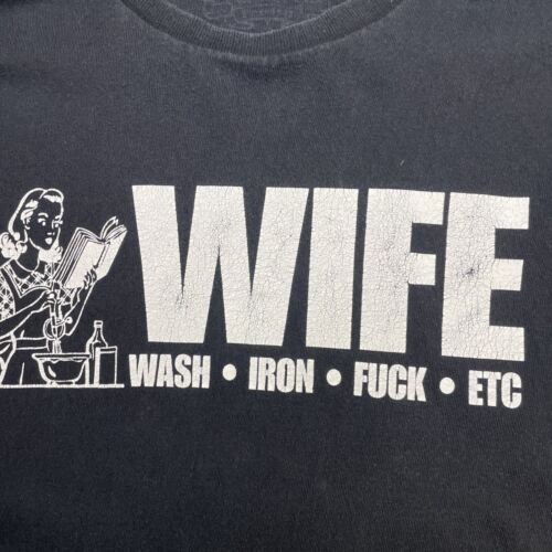 Wife Parody T-Shirt Size Large Comedy Humor