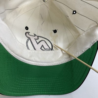 Vintage New Jersey Devils Snapback Hat Cap Pinstripe 90s NHL