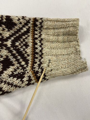 Vintage Tundra Wool Knit Cardigan Sweater Size XL Button Up