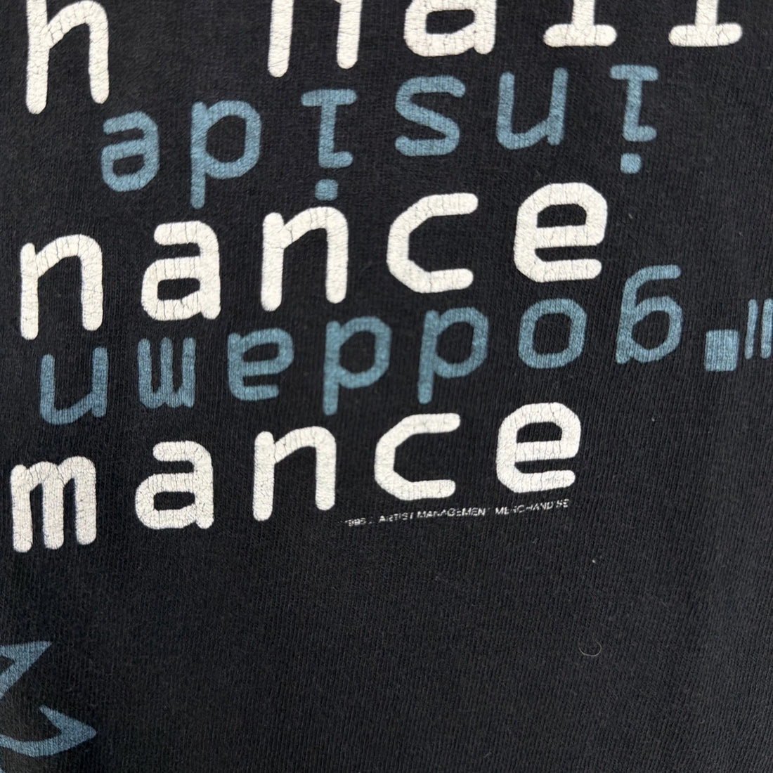 Vintage Nine Inch Nails Dissonance Band T-Shirt Size Large 90s