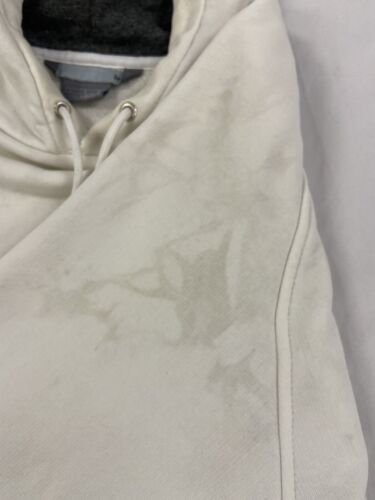 Vintage Nike Sweatshirt Hoodie Size Large White Embroidered Swoosh