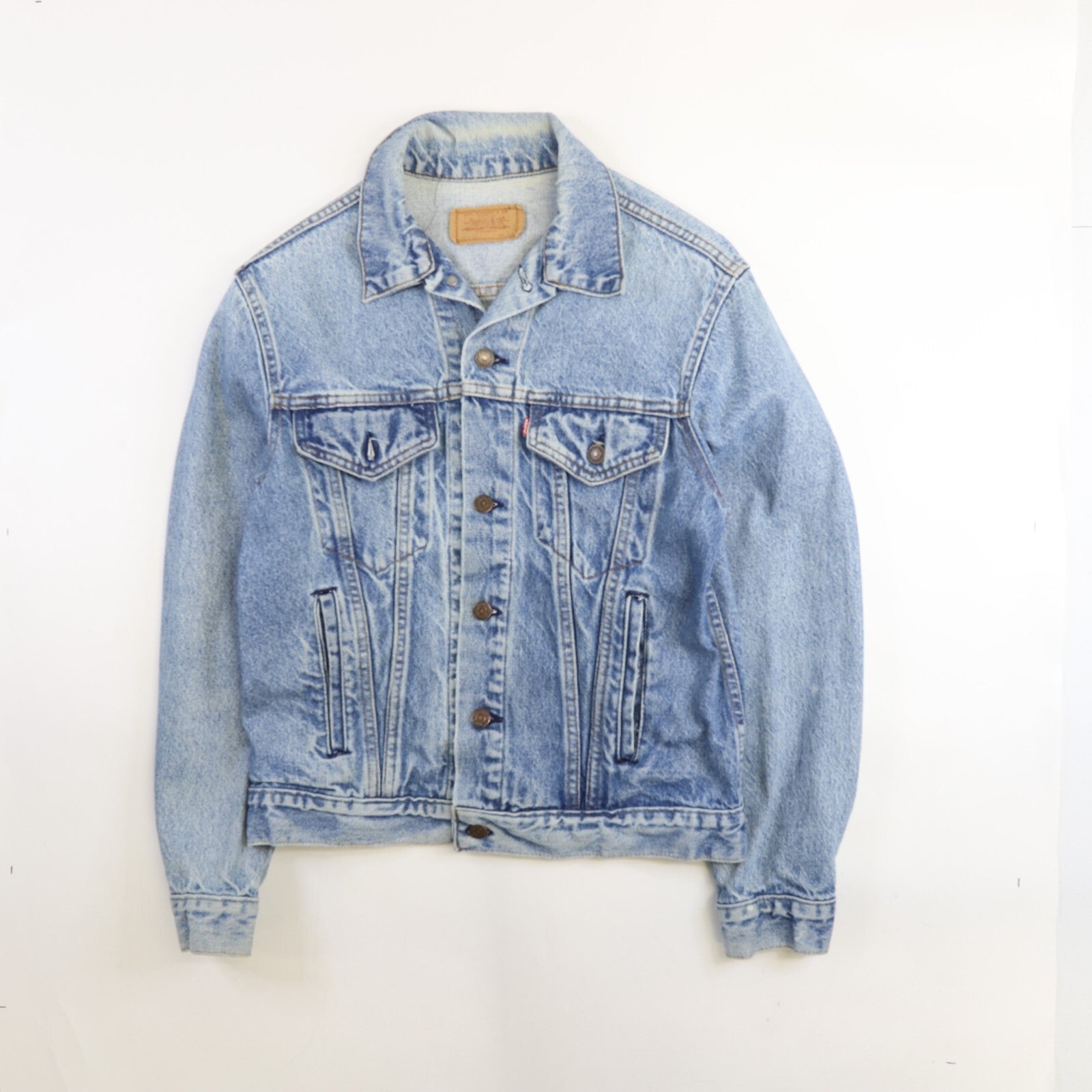 Vintage Levi's Denim Trucker Jacket Size XL 75525-0412
