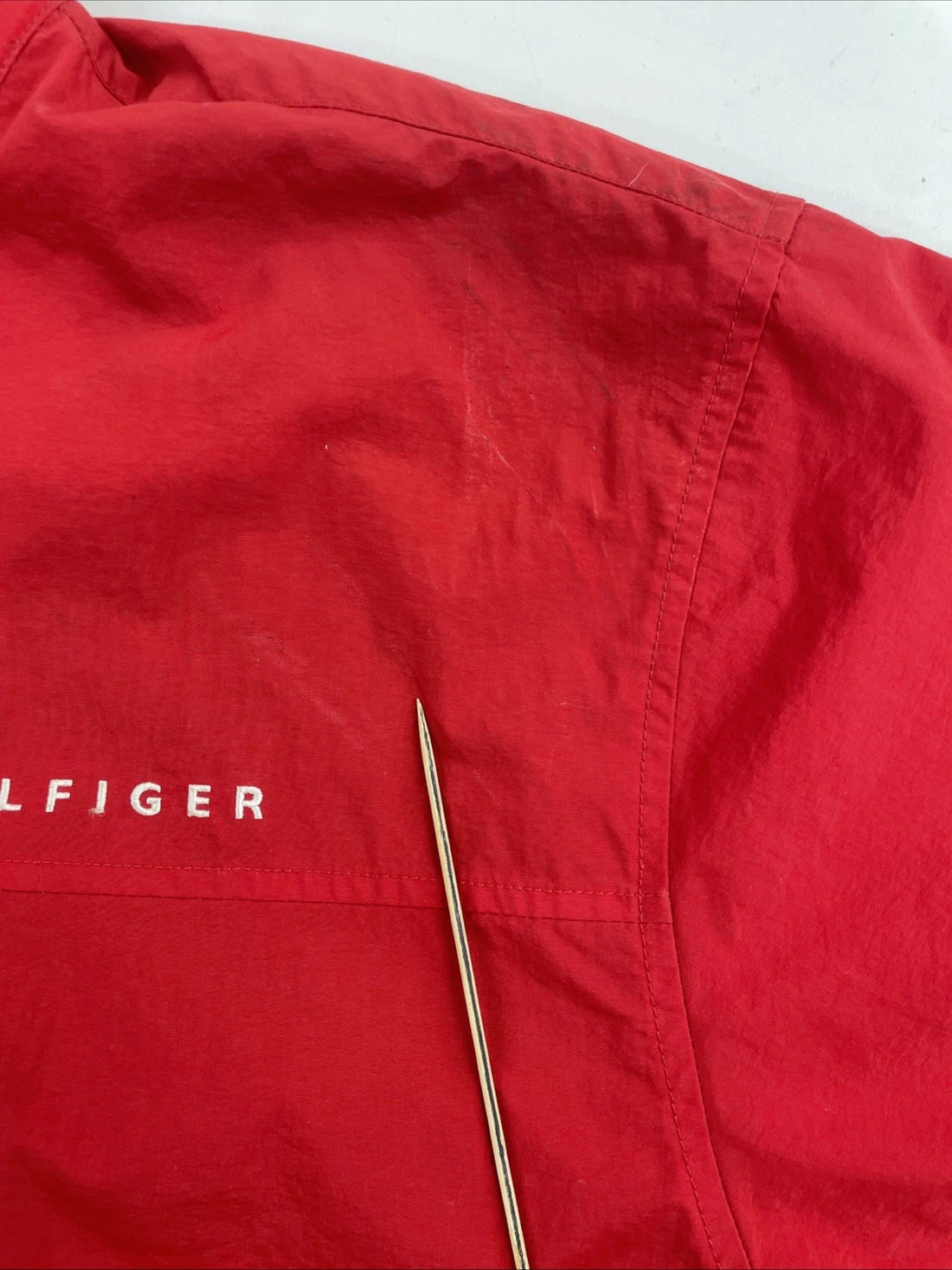 Vintage Tommy Hilfiger Windbreaker Light Jacket Size 2XL Red
