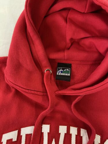 Vintage Detroit Red Wings Sweatshirt Hoodie Size Medium Red NHL