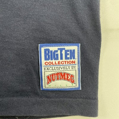 Vintage Penn State Nittany Lions Big 10 Football Nutmeg T-Shirt Large 90s NCAA
