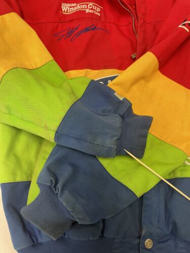 Vintage Jeff Gordon Dupont Chase Racing Jacket Size Large Winston Cup NASCAR