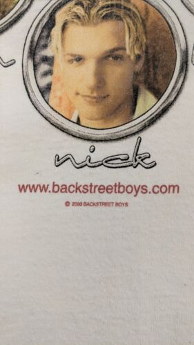 Vintage Backstreet Boys T-Shirt Size Large Music Band Tee 2000