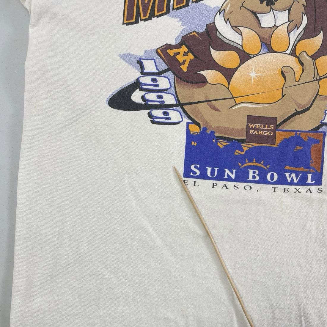 Vintage Minnesota Golden Gophers Football Sun Bowl T-Shirt Size XL 1996 NCAA