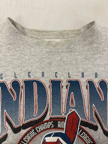 Vintage Cleveland Indians American League Champions Sweatshirt 2XL 1995 90s MLB
