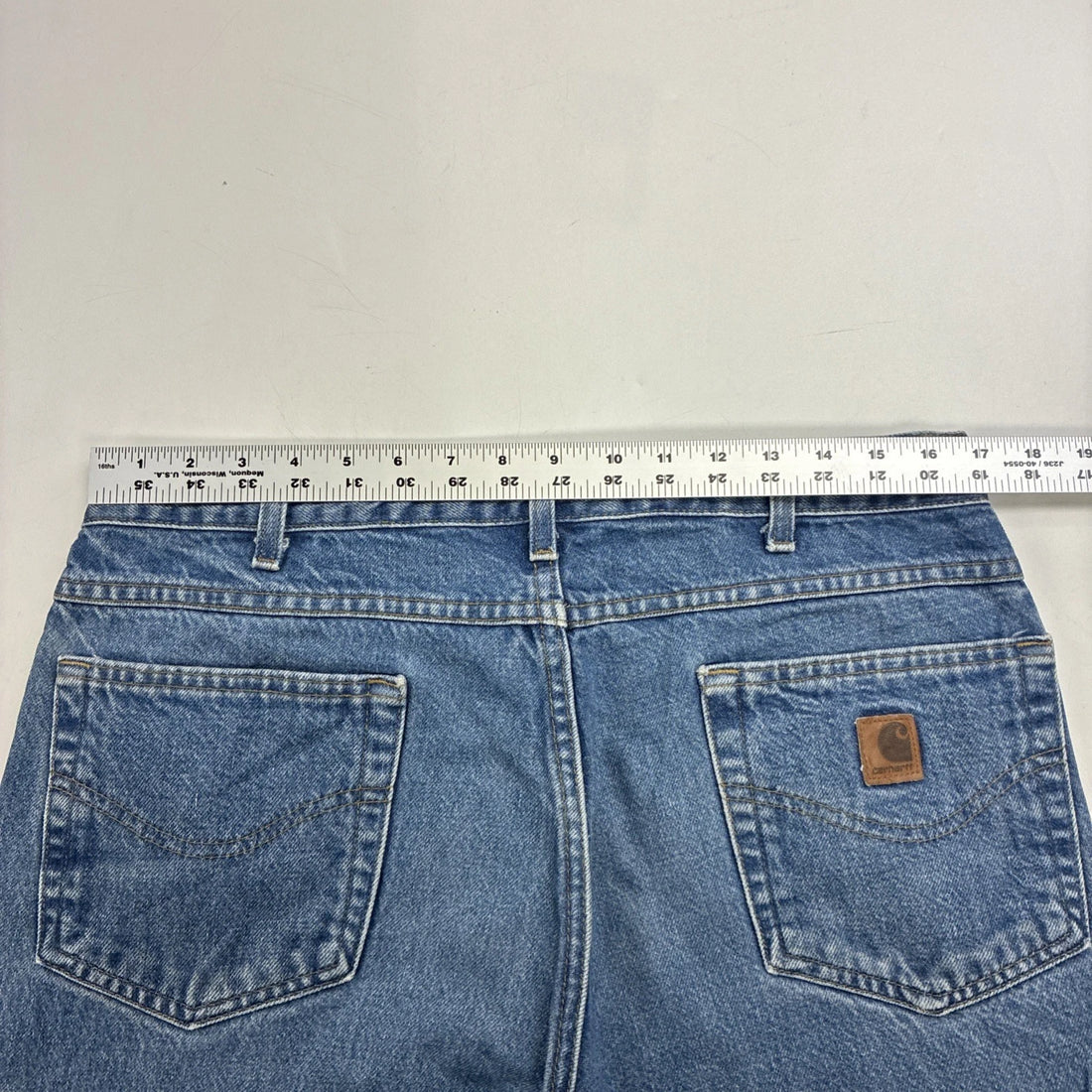 Carhartt Work Denim Jeans Pants Size 36 X 32 Blue