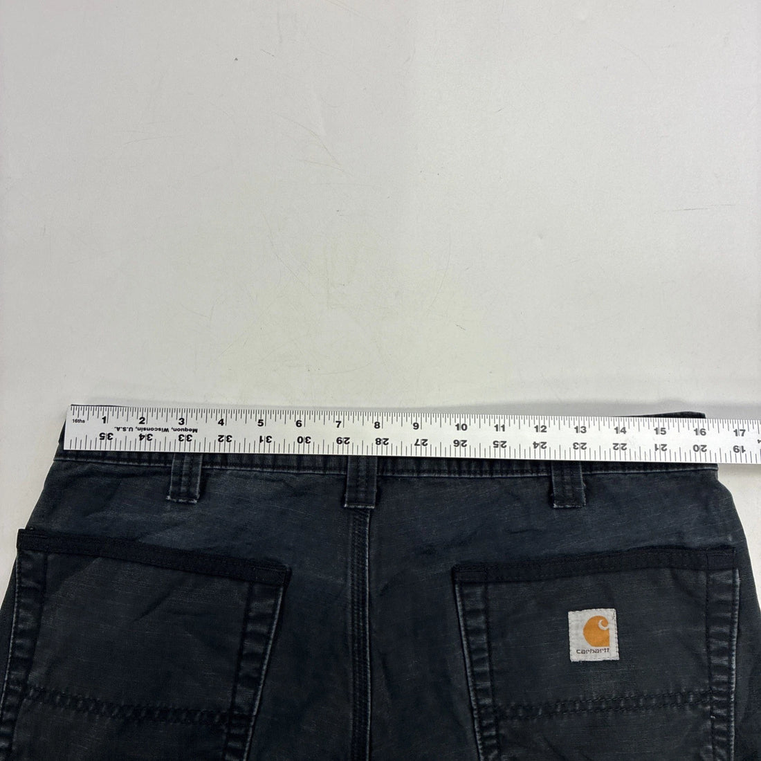 Carhartt Rip Stop Cargo Pants Size 34 X 32 Black Relaxed Fit
