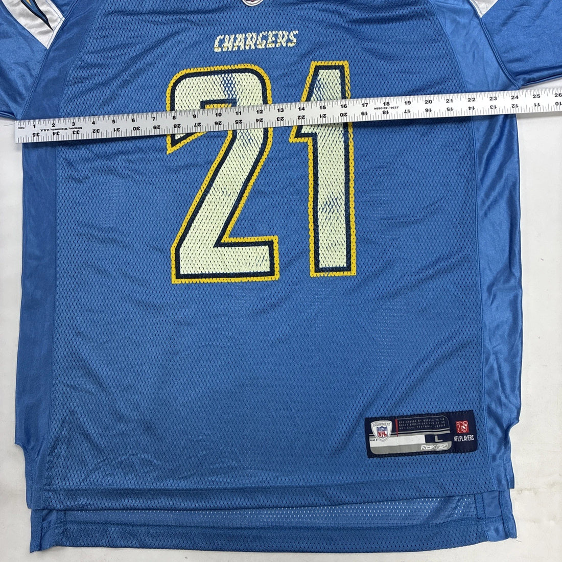 Vintage San Diego Chargers LaDainian Tomlinson Reebok Jersey Size Large NFL