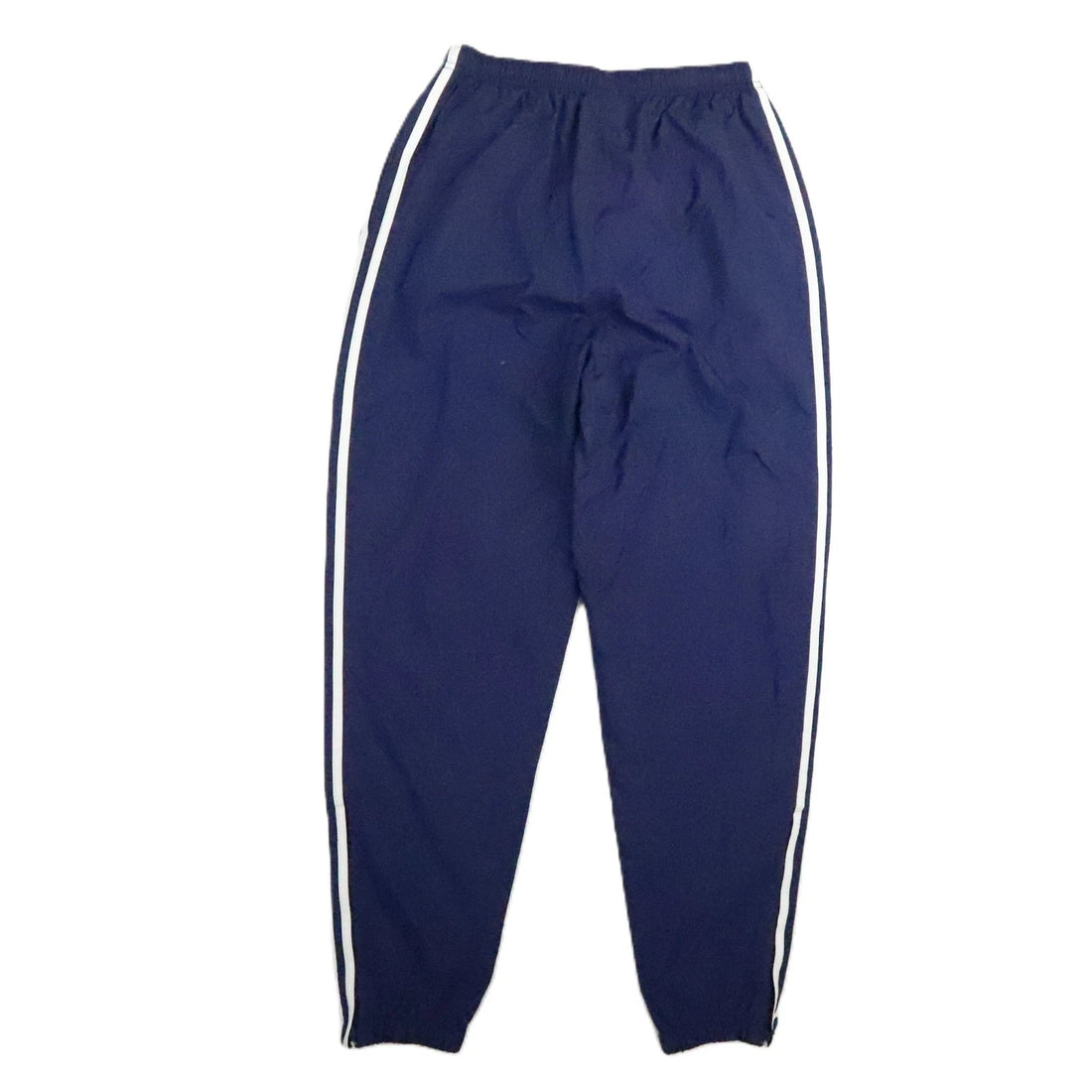 Adidas Nylon Track Pants Size Medium Blue Striped
