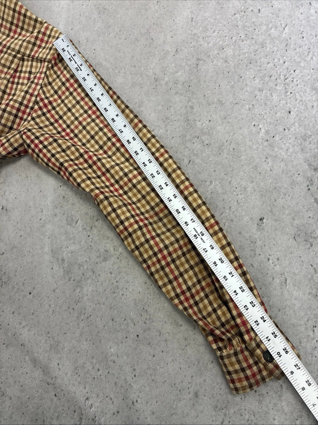 Vintage Gingham Button Up Shirt Size Large
