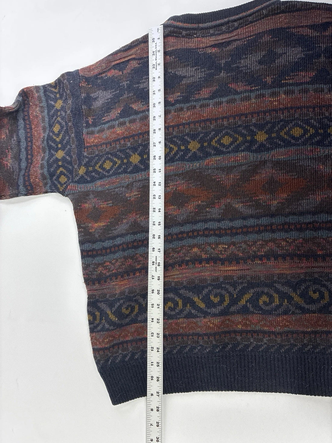 Vintage Marks And Spencer Western Aztec Crewneck Sweater Size XL
