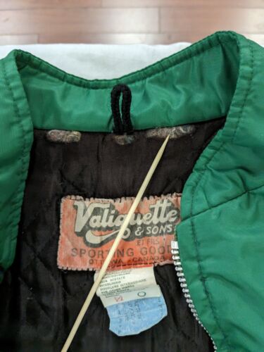 Vintage Hugh Grant Construction Jacket Size Large Green Lightning Zip