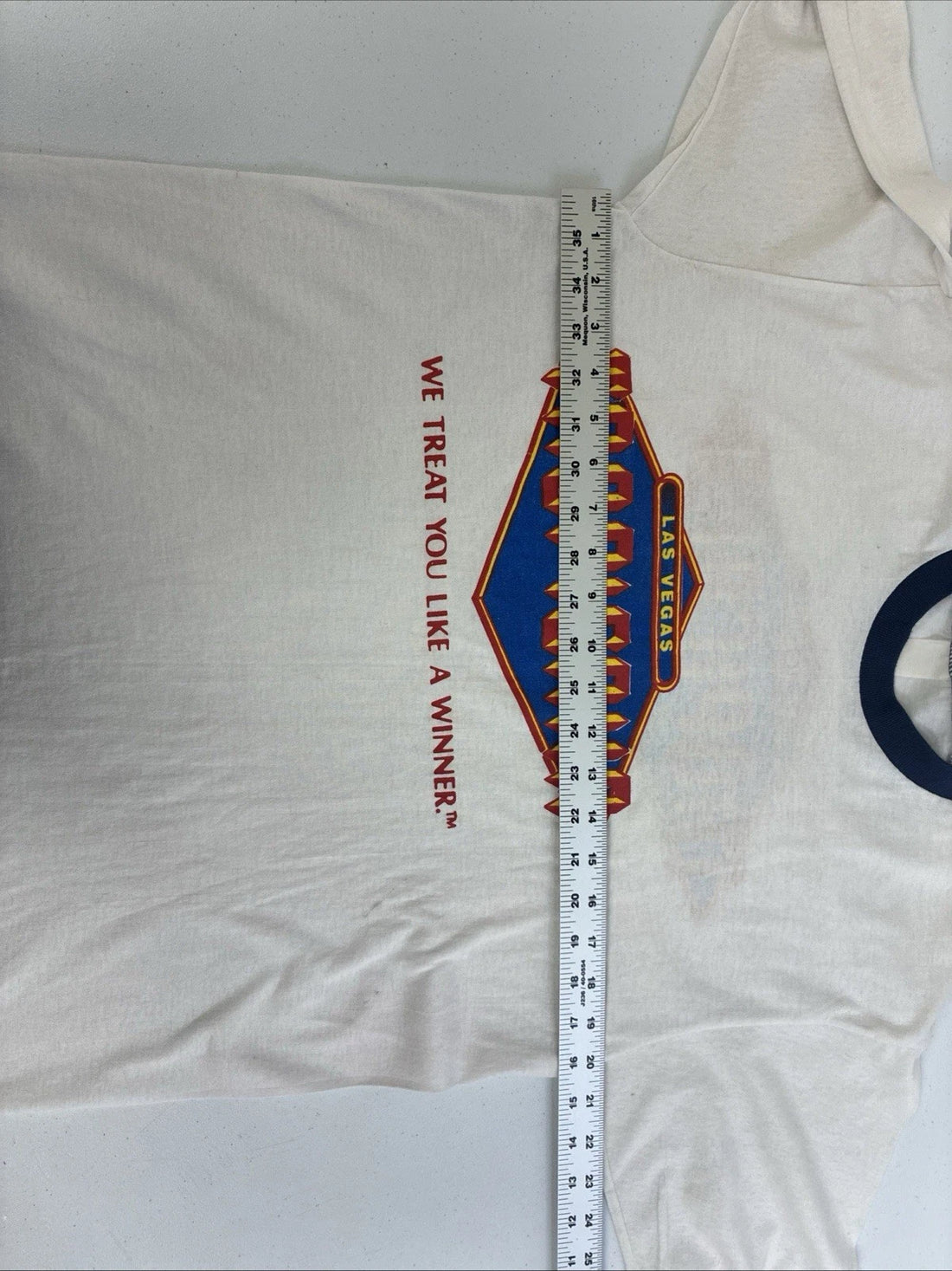 Vintage Tropicana Las Vegas Ringer T-Shirt Size Large 80s