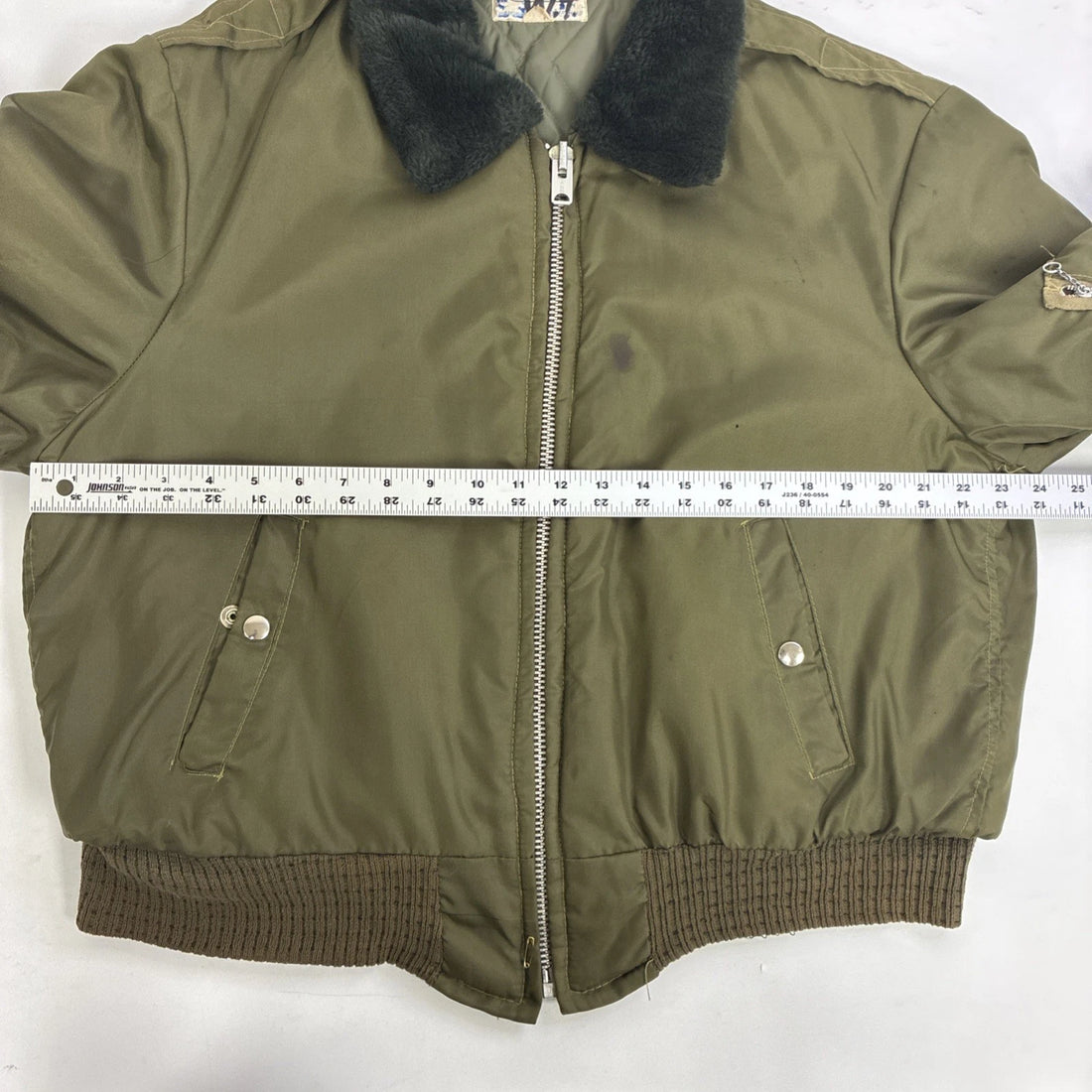 Montgomery Ward Powrhouse Flight Bomber Jacket Size Large