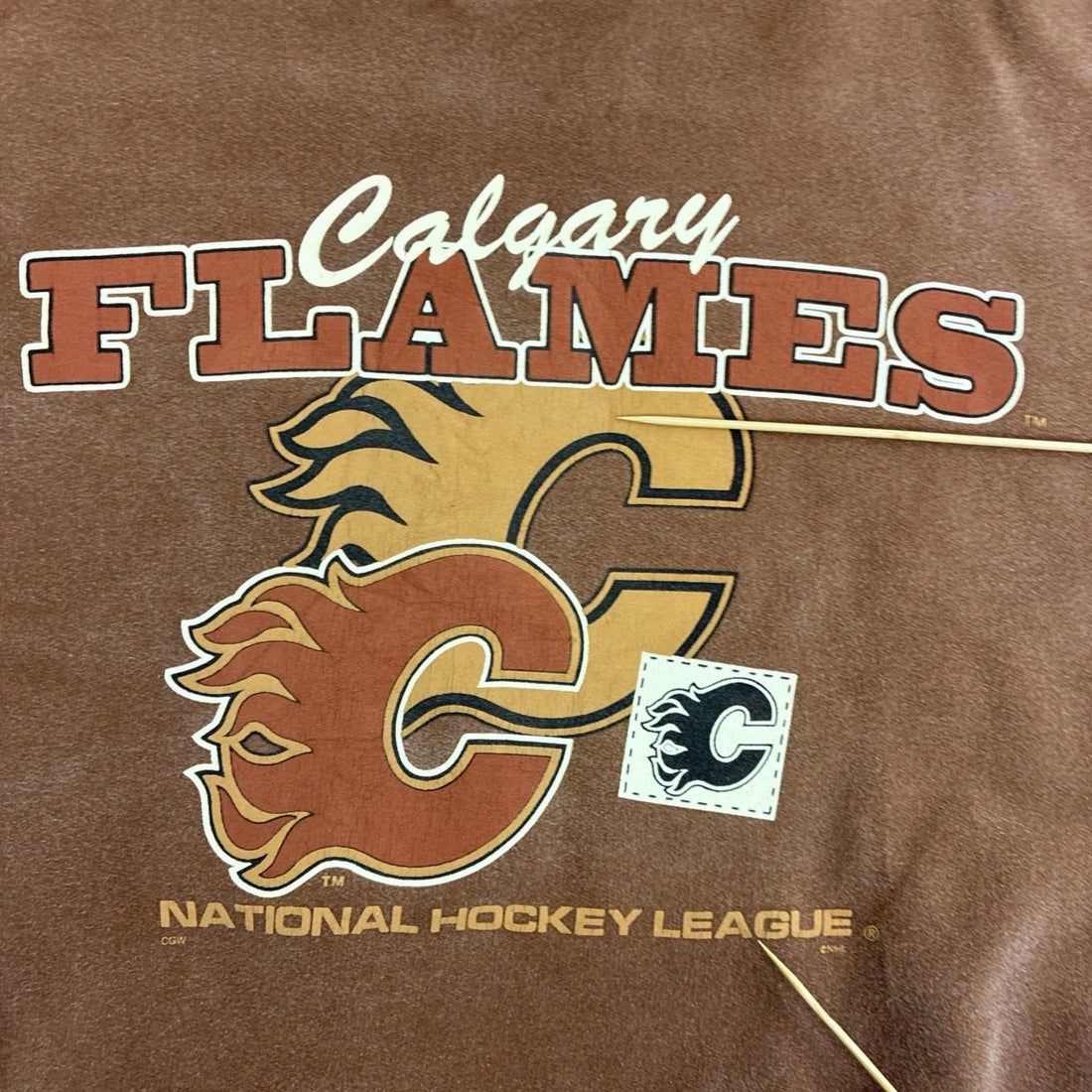 Vintage Calgary Flames Sweatshirt Crewneck Size XL NHL