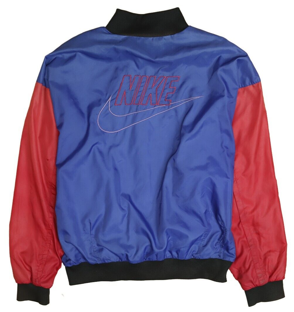 Vintage Nike Windbreaker Light Jacket Size Large Embroidered 80s 90s