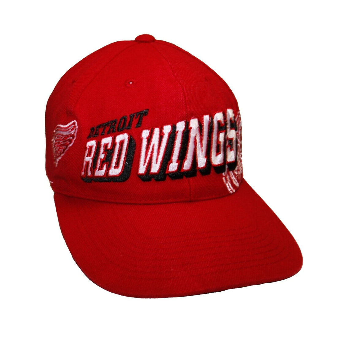 Vintage Detroit Redwings Grid Sports Specialties Snapback Hat Cap OSFA 90s NHL