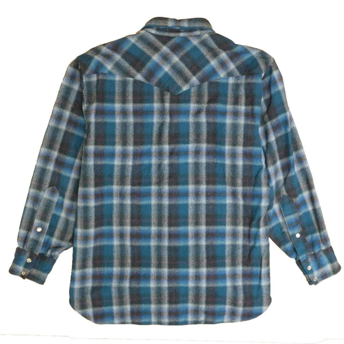 Vintage Pendleton High Grade Western Wear Wool Button Up Shirt Size XL Plaid