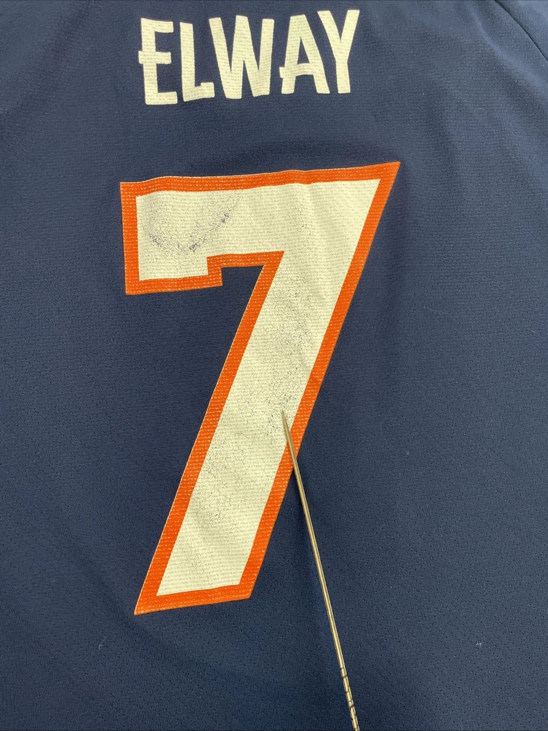 Vintage John Elway Denver Broncos Logo 7 Jersey Size XL NFL