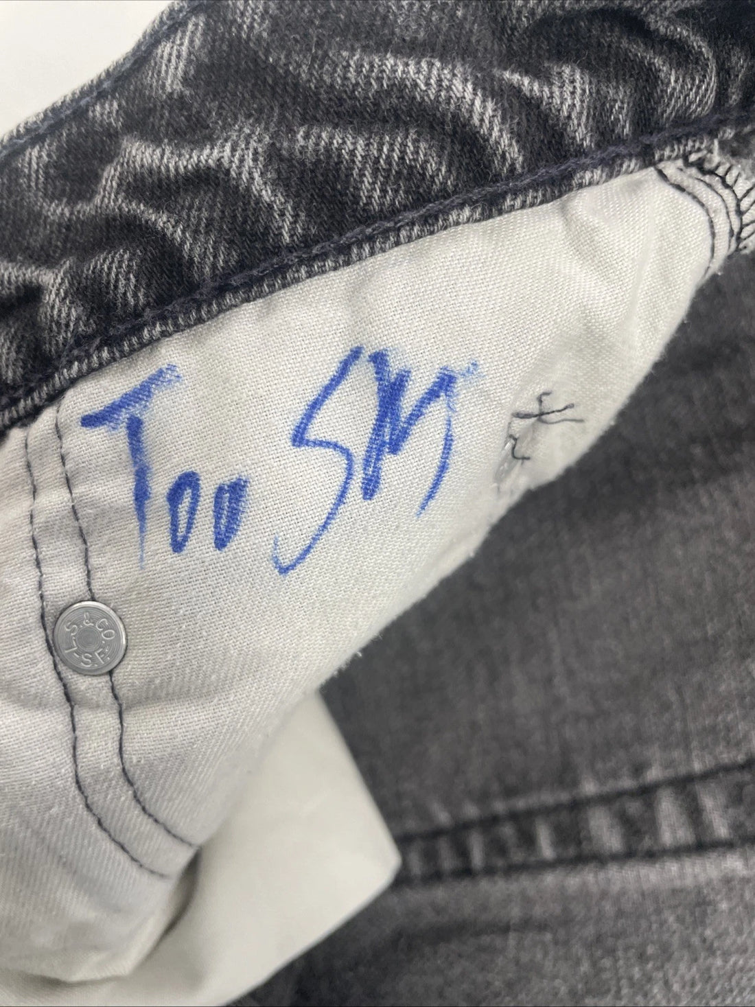 Vintage Levi Strauss & Co. Denim Jeans Pants Size 32 X 33 Black