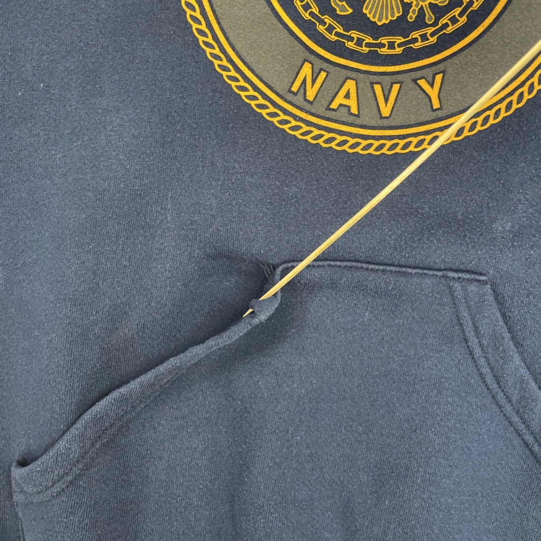 US Navy Crest Sweatshirt Hoodie Size Large USN