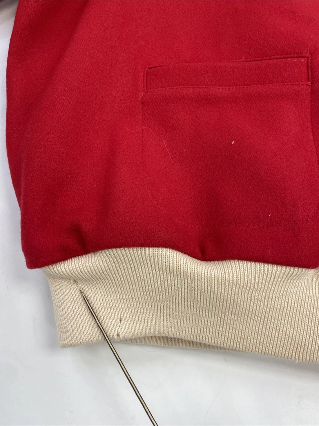 Boston Red Sox Mitchell & Ness Wool Varsity Jacket Size 56 MLB