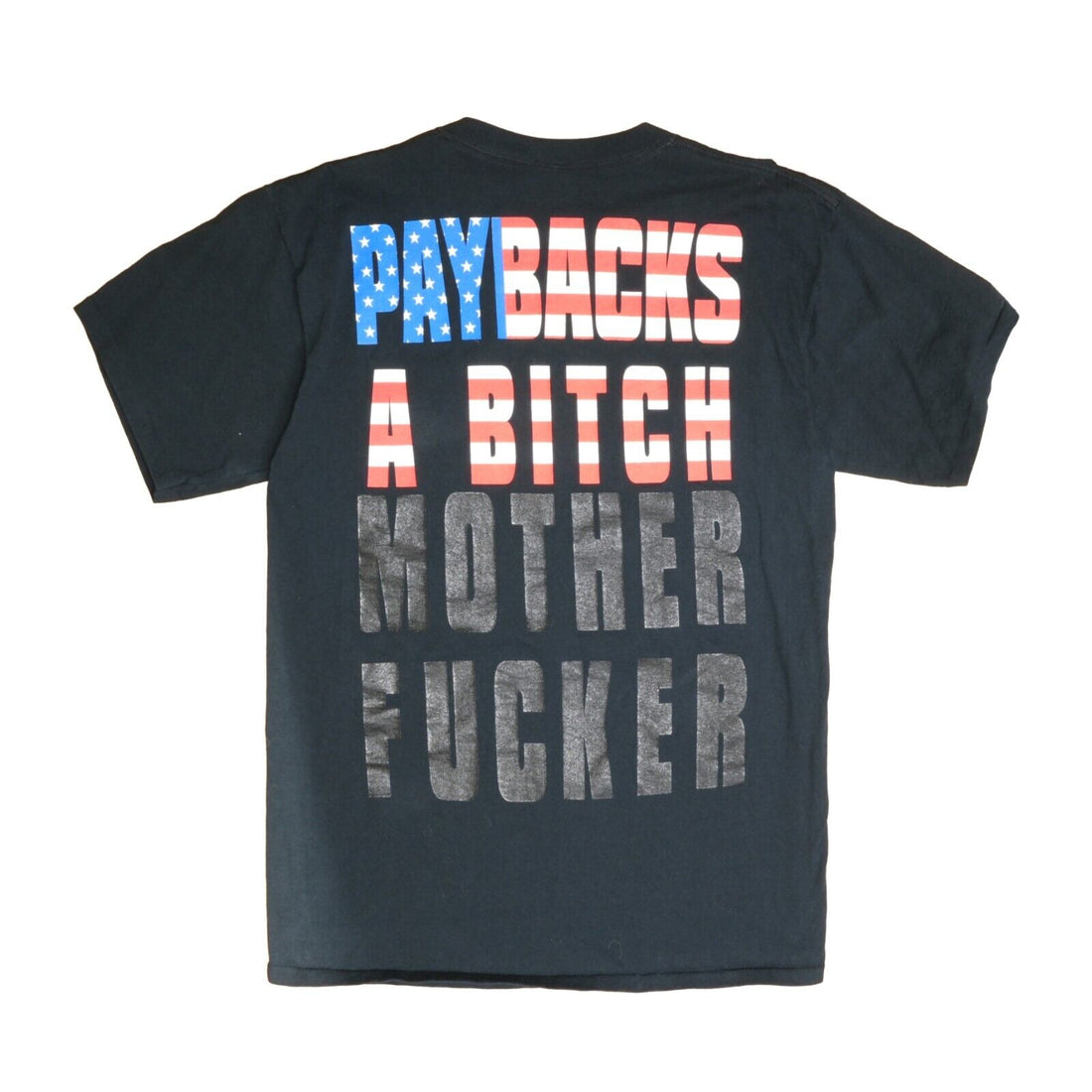 Vintage Slayer Payback USA T-Shirt Size XL Band Tee Black 90s
