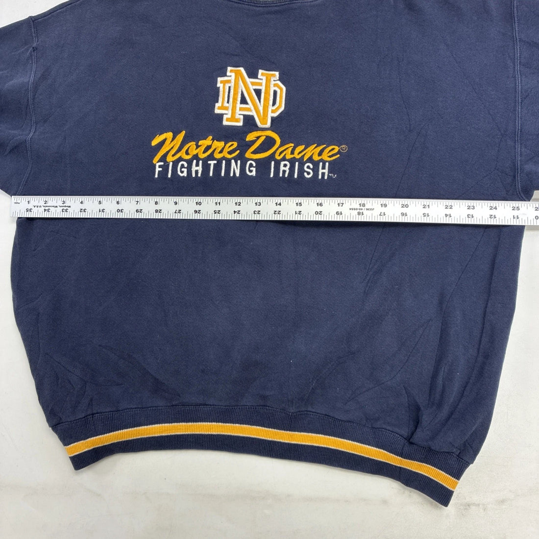 Vintage Notre Dame Fighting Irish Crewneck Sweatshirt Size XL 90s NCAA