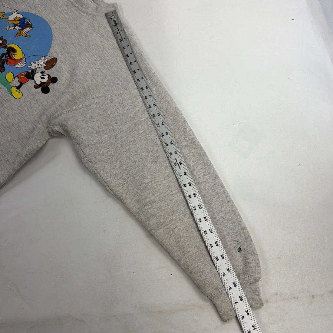 Vintage Mickey Mouse Disney Football Crewneck Sweatshirt Size XL